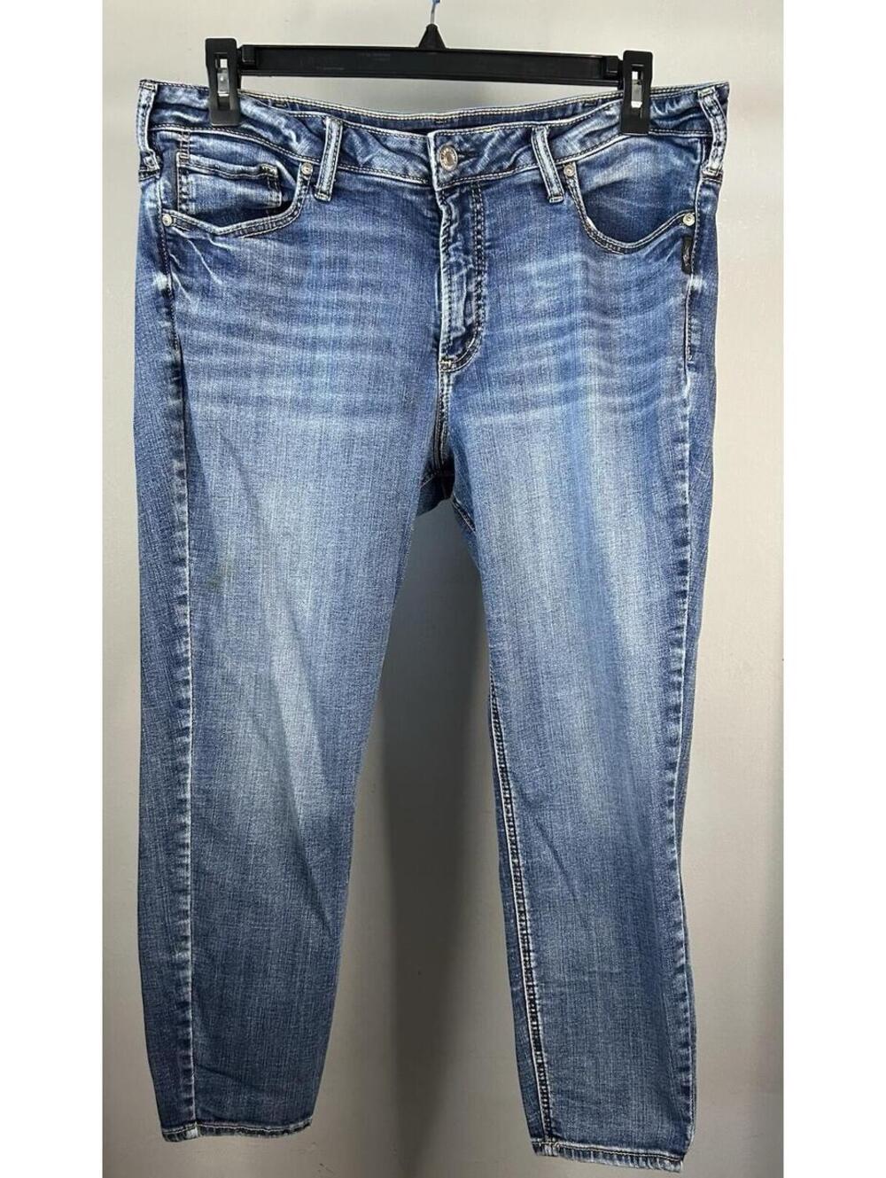 Silver Jeans Co. Suki Skinny Crop Jeans Women’s Size 18 37x26